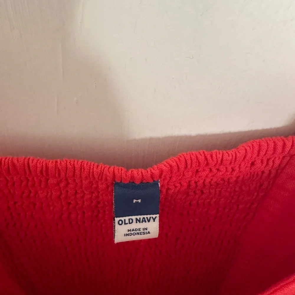 Old Navy Vibrant Red Mini Dress - Picture 4 of 5